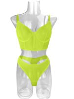 Russian AliExpress Amazon foreign trade hot-selling sexy lingerie sexy see-through 2-piece set