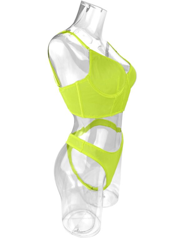 Russian AliExpress Amazon foreign trade hot-selling sexy lingerie sexy see-through 2-piece set