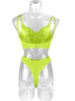 Russian AliExpress Amazon foreign trade hot-selling sexy lingerie sexy see-through 2-piece set