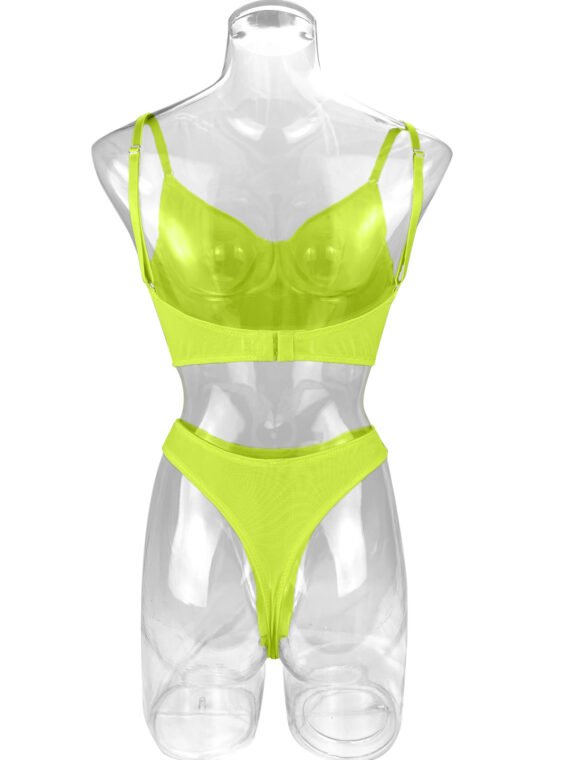 Russian AliExpress Amazon foreign trade hot-selling sexy lingerie sexy see-through 2-piece set