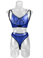 Russian AliExpress Amazon foreign trade hot-selling sexy lingerie sexy see-through 2-piece set