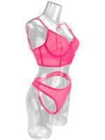 Russian AliExpress Amazon foreign trade hot-selling sexy lingerie sexy see-through 2-piece set