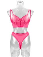 Russian AliExpress Amazon foreign trade hot-selling sexy lingerie sexy see-through 2-piece set
