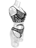 Russian AliExpress Amazon foreign trade hot-selling sexy lingerie sexy see-through 2-piece set