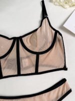 Russian AliExpress Amazon foreign trade hot-selling sexy lingerie sexy see-through 2-piece set