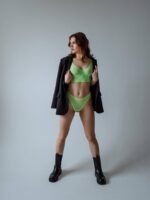 Russian AliExpress Amazon foreign trade hot-selling sexy lingerie sexy see-through 2-piece set