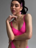 Russian AliExpress Amazon foreign trade hot-selling sexy lingerie sexy see-through 2-piece set
