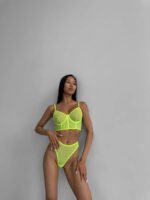 Russian AliExpress Amazon foreign trade hot-selling sexy lingerie sexy see-through 2-piece set