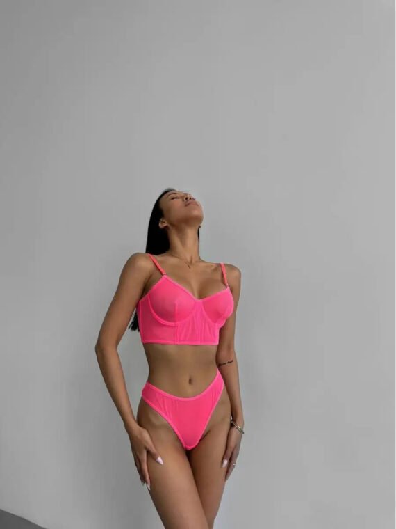 Russian AliExpress Amazon foreign trade hot-selling sexy lingerie sexy see-through 2-piece set